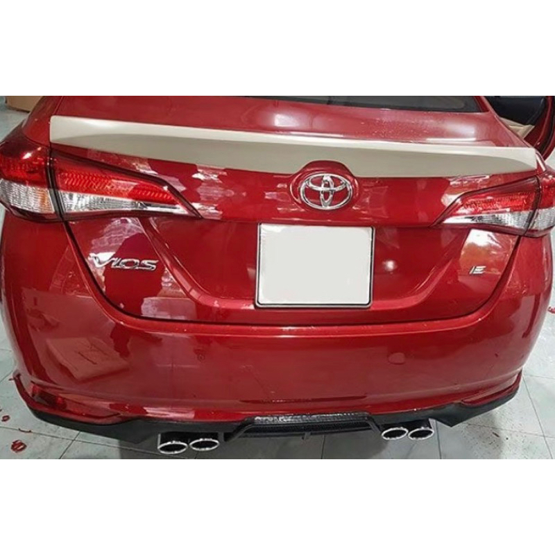 Đuôi gió liền cốp xe Toyota Vios 2019-2022 hàng mộc chưa sơn