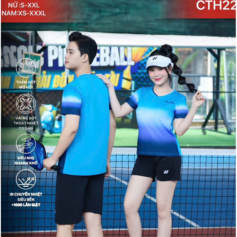 Áo Cầu Lông Nam Nữ YONEX - Mã CTH22