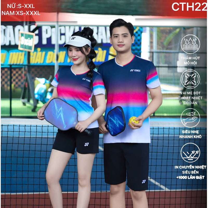 Áo Cầu Lông Nam Nữ YONEX - Mã CTH22