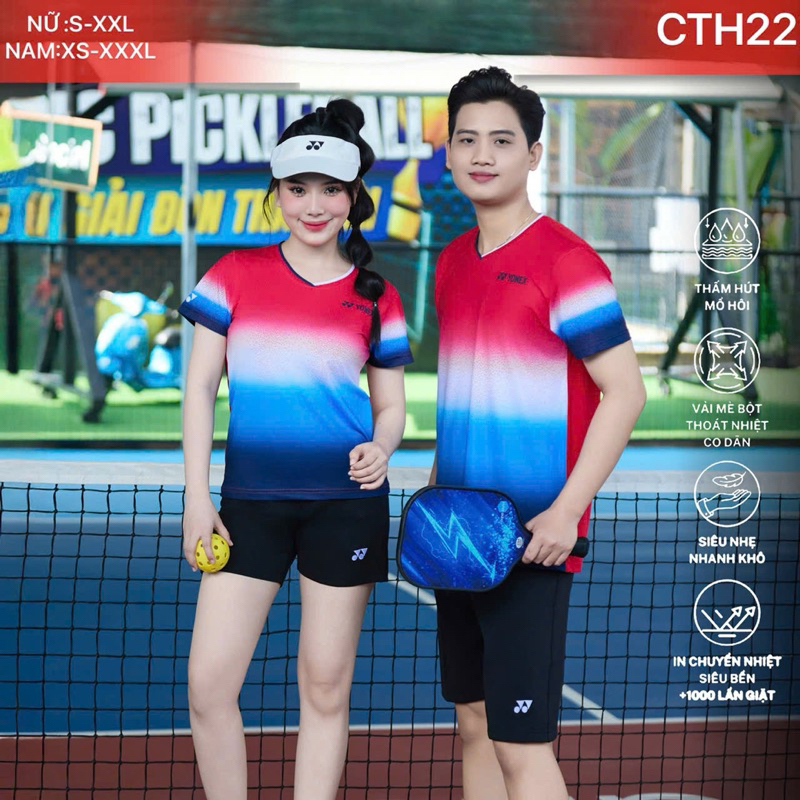 Áo Cầu Lông Nam Nữ YONEX - Mã CTH22