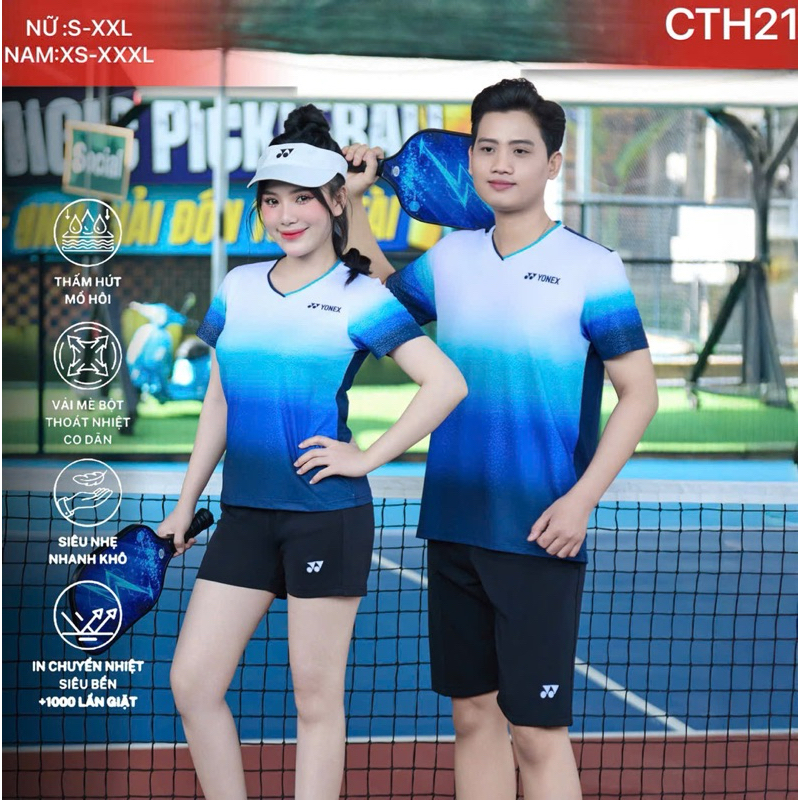 Áo Cầu Lông Nam Nữ YONEX - Mã CTH22