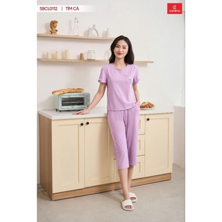 5BCL01 Đồ bộ nữ CARDINA chất liệu cotton tay xoắn phốiquần lửng 5BCL01