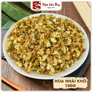 Hoa nhài khô 100g, hoa lài, dùng ướp trà, pha trà, giúp an thần, ngủ ngon, đẹp da