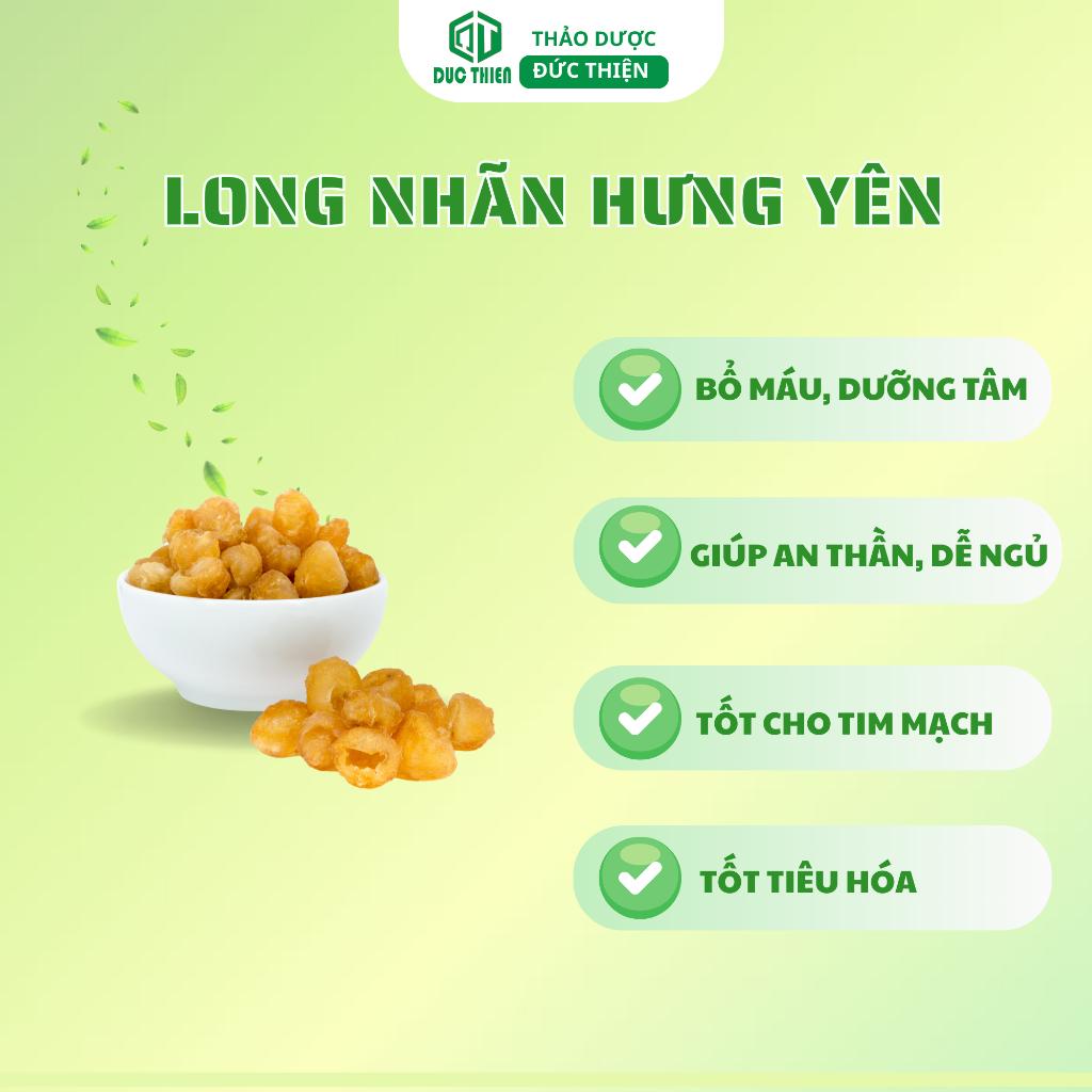 Long Nhãn Hưng Yên Thượng Hạng (Thơm, vàng, ngọt) - An Thần, Ngủ Ngon, Giảm Stress, Tăng Sức Khỏe