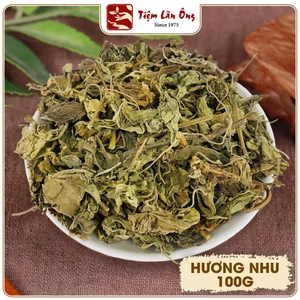 Hương nhu 100g, nhu tía sấy khô, thơm, sạch, dừng đun nước gội đầu, xông tắm, giải cảm - Tiệm Lãn Ông