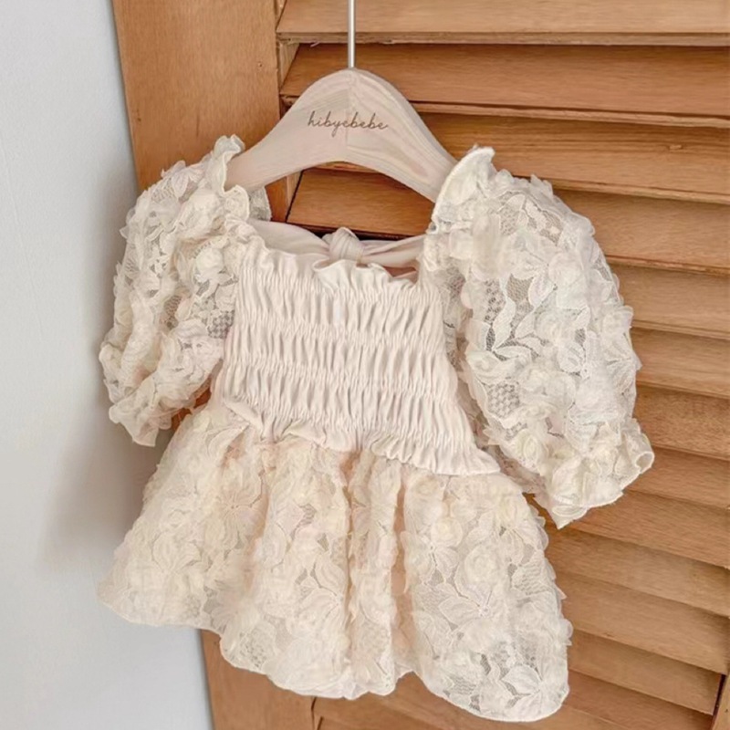 (HÀNG CÓ SẴN)- QCCC-SALE- Suit Váy hoa nhí cover Hàn Quốc cho bé size 3-9kg