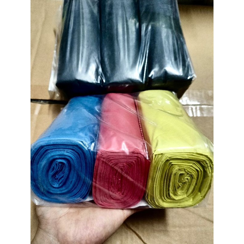 BAO RÁC 3 CUỘN/ 1 LỐC MÀU và ĐEN | Shopee Việt Nam