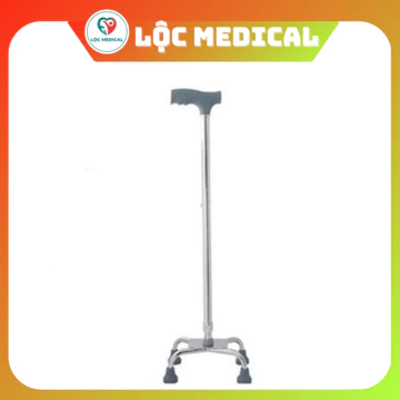 Gậy Chống 1 Chân,3 Chân, 4 Chân Inox Điều chỉnh chiều cao hỗ trợ người già Cao cấp ( GIAO HOẢ TỐC HCM)