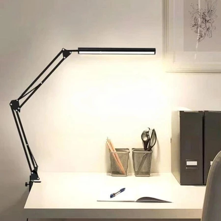 Tặng vận chuyển - Đèn học kẹp bàn Đèn bàn học,đọc sách usb bóng LED  3 màu,10 chế độ chống cận kẹp bàn, xoay 360 ĐỘ | BigBuy360 - bigbuy360.vn