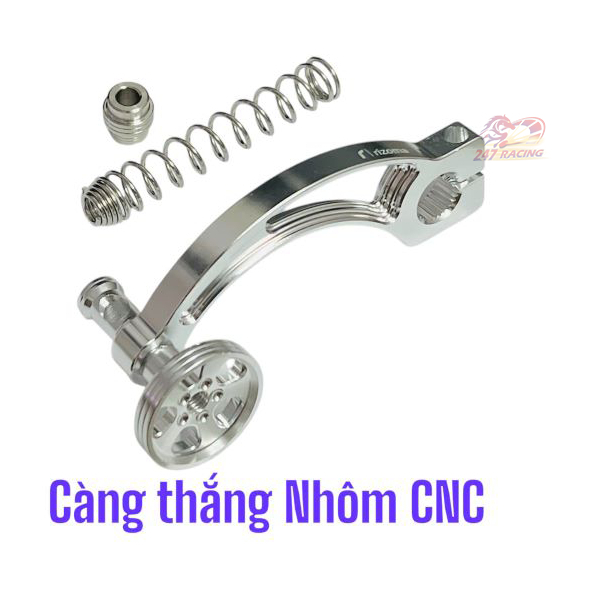 Càng thắng Nhôm CNC BẠC tặng kèm Lò Xo Inox 304 gắn nhiều loại xe máy Vario,Sirius,Exciter,Wave,Dream,....