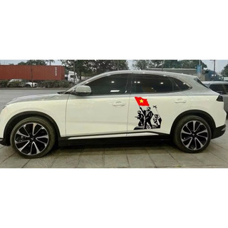 Tem 2 bên Sườn Xe Ô Tô VF8, decal ô tô , Tem 2 bên Sườn Xe Ô tô GIẢI PHÓNG MIỀN NAM-Team Decal Oto,Hàng 3 Lớp Chất Lượng