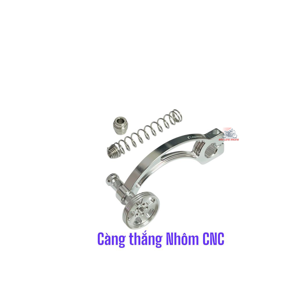 Càng thắng CNC nhôm cong kèm lò xo 304 gắn xe máy Rizoma