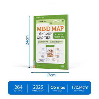 Sách - Mind Map Tiếng Anh Giao Tiếp Cho Người Mới Bắt Đầu