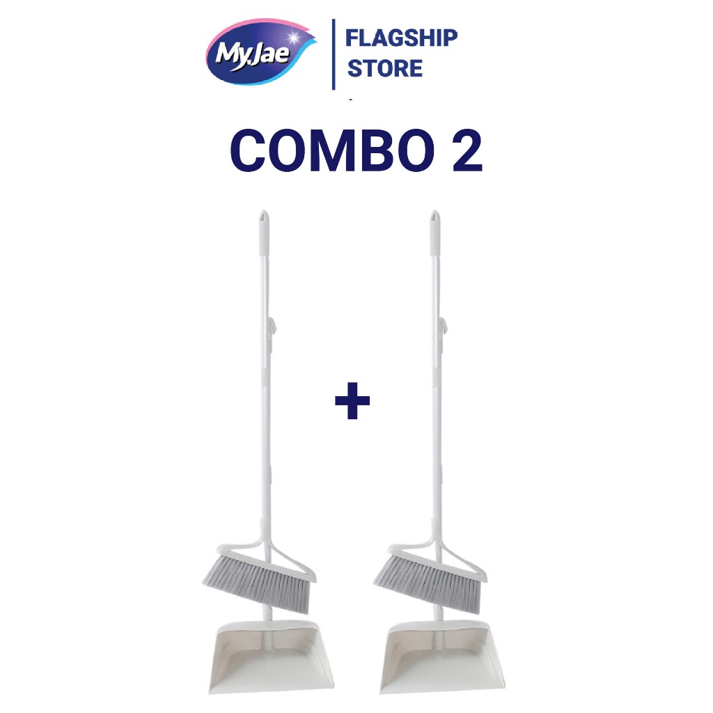 COMBO 2 Bộ chổi quét nhà có kèm đồ hốt rác đa năng MyJae