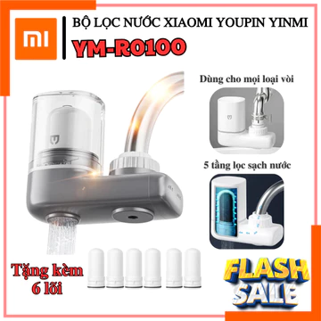 Bộ Lọc Nước Xiaomi Youpin YINMI YM-R0100 6 Lõi, Với 5 Lớp Lọc Giúp Khử Clo, Khử Khuẩn, Chống Bùn Tảo