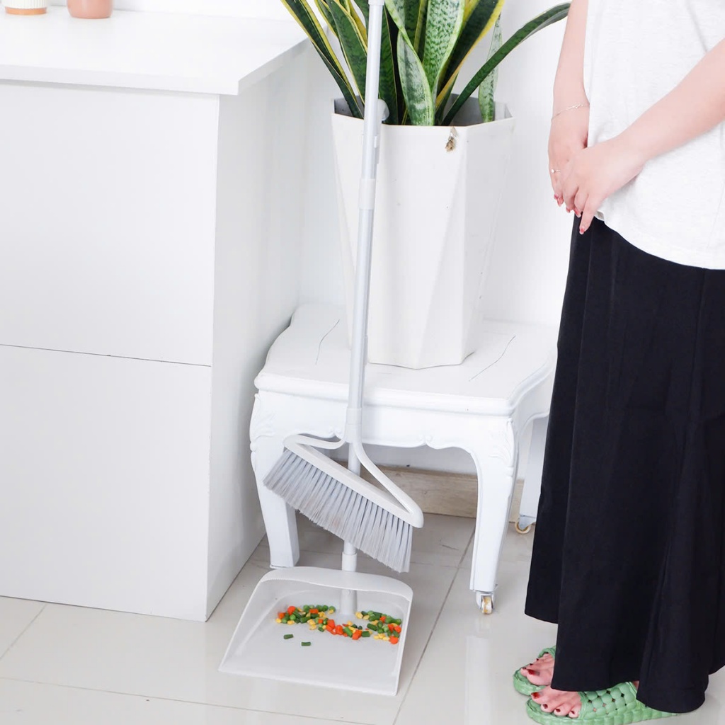 COMBO 2 Bộ chổi quét nhà kèm đồ hốt rác đa năng MyJae