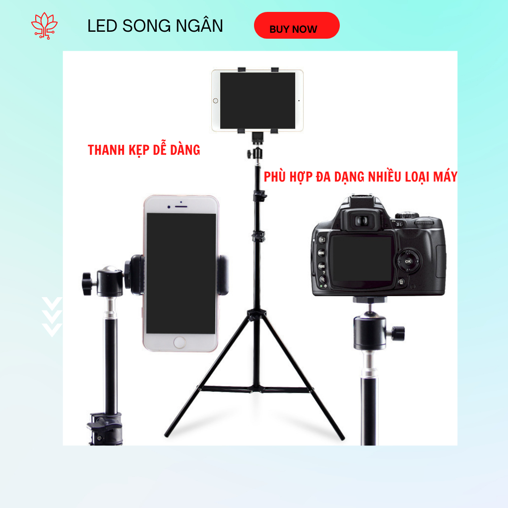 [LOẠI TỐT] Gậy chụp hình 3 chân điện thoại live stream quay video xoay được 360 độ