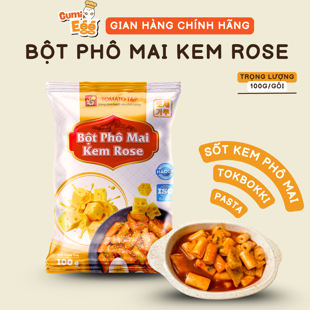 Bột bơ tỏi Tomato T&P lắc khoai tây Galico – Gói 100g