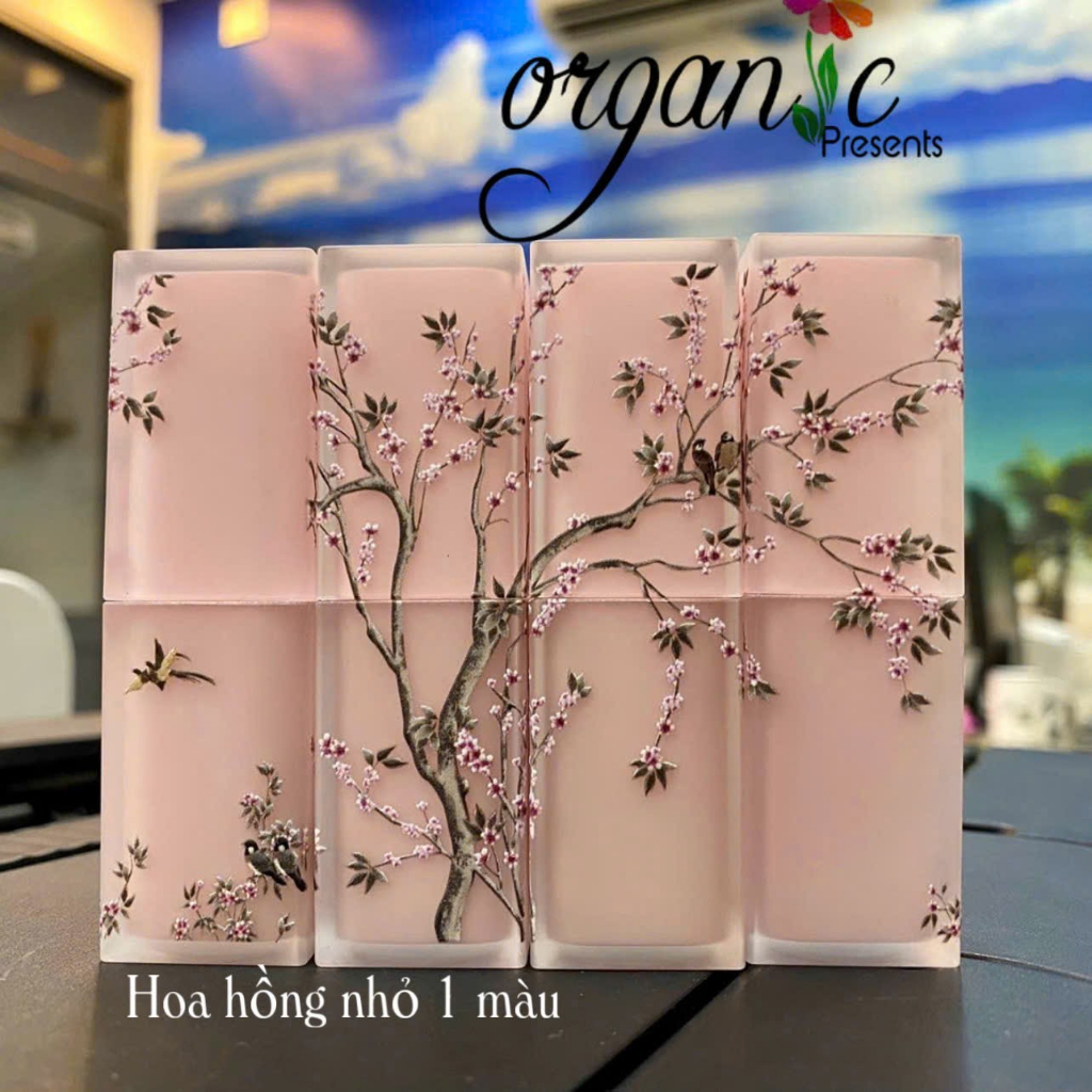 VỎ SON HANDMADE (IN 3D - MÀU HỒNG)