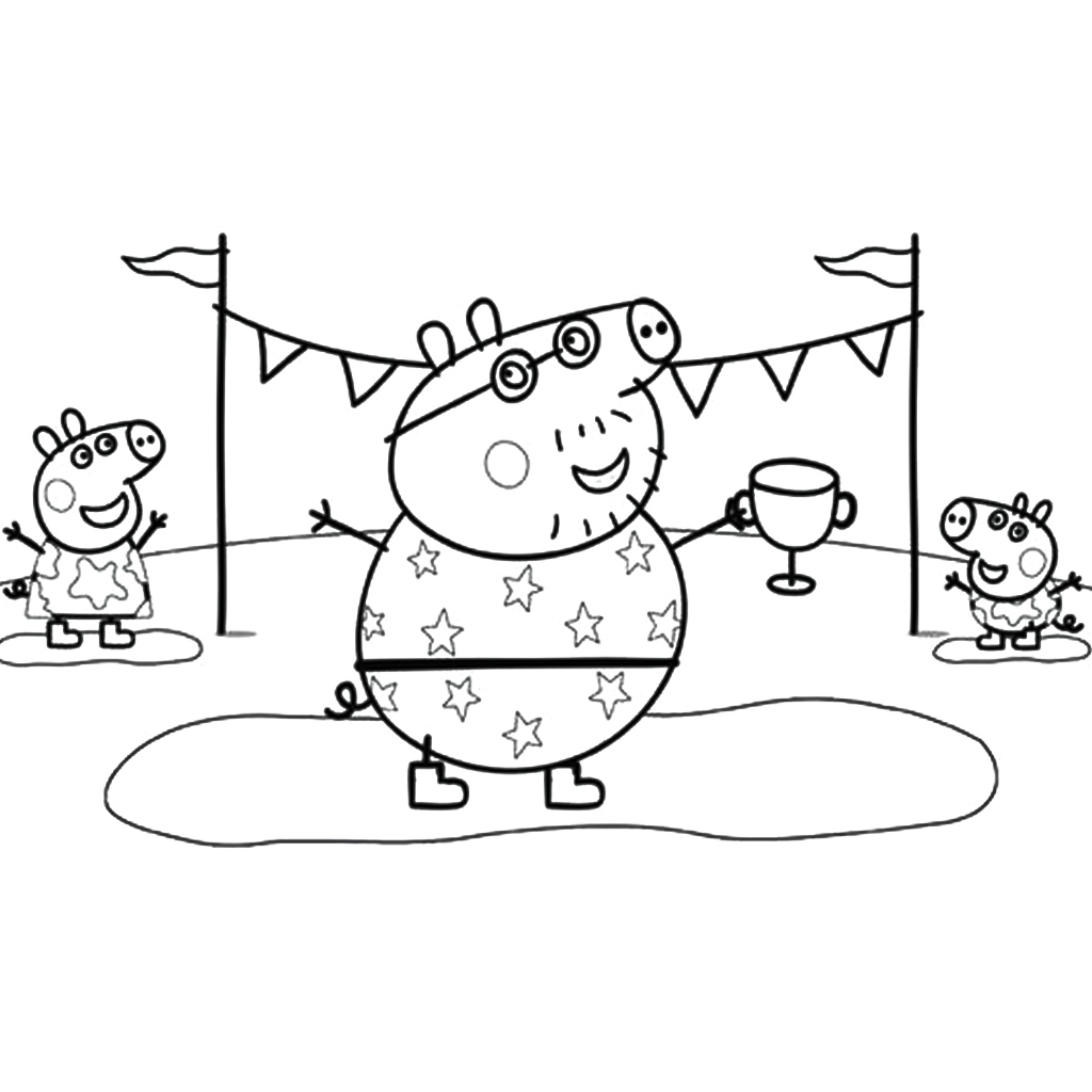 Bộ 50 tranh tô màu HEO PEPPA  khác nhau không trùng lặp cho bạn thỏa sức sáng tạo