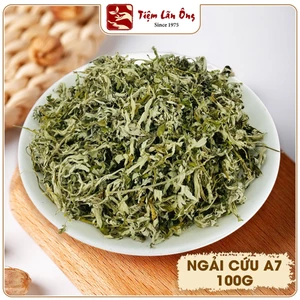 Ngải cứu khô 100g, nguyên lá, dùng xông hơi giải cảm, lưu thông khí huyết, giảm đau nhức xương khớp
