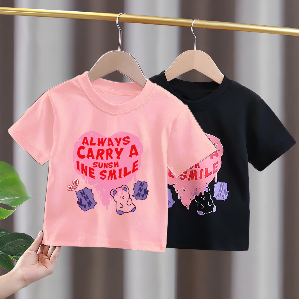 Áo croptop trái tim cho bé gái size đại BEESHOP H25076