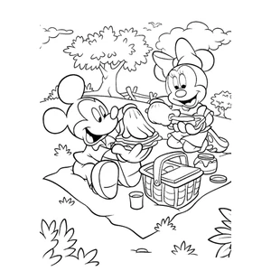 Bộ 50 tranh tô màu CHUỘT MICKEY khác nhau không trùng lặp cho bạn thỏa sức sáng tạo