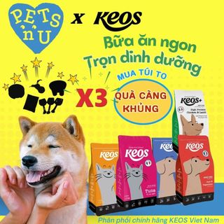 [PP CHÍNH HÃNG] [TIẾT KIỆM] COMBO 2 Hạt Keos+ cho Chó Size Nhỏ, Vị Thịt Cừu & Gạo (3kg) – KM SỐC! LÊN ĐƠN LÀ CÓ Q