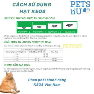 [PP CHÍNH HÃNG] [TIẾT KIỆM] COMBO 2 Hạt Keos+ hỗ trợ tiết niệu cho mèo, vị cá biển (1,5kg)  – KM SỐC! LÊN ĐƠN L