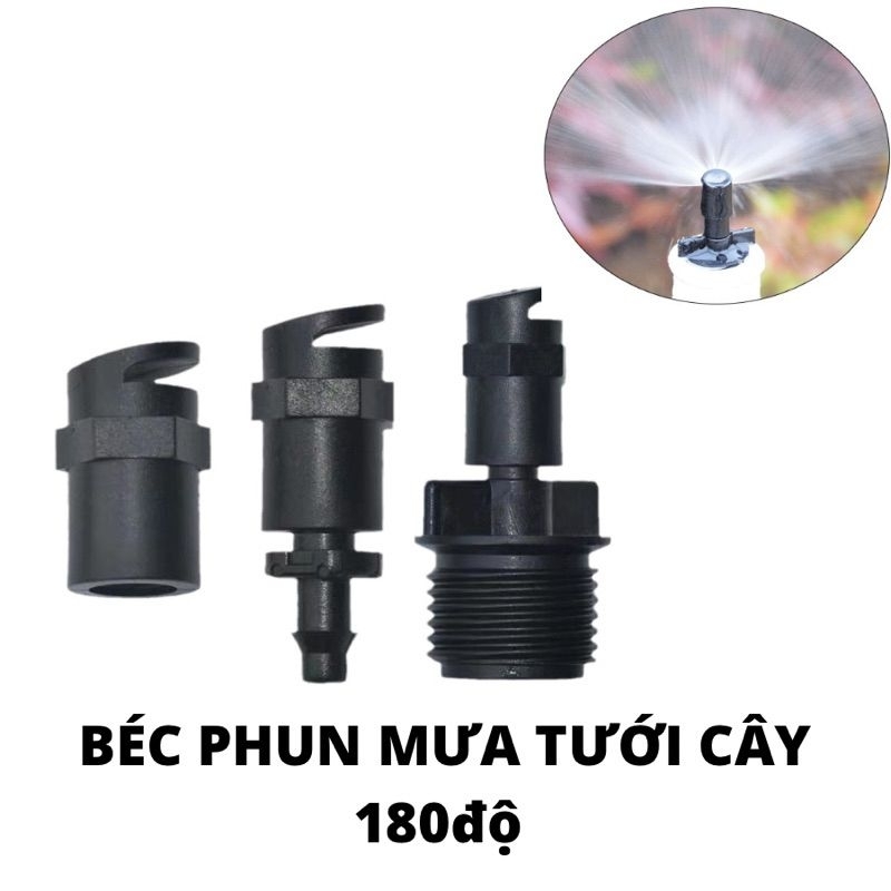10 cái [ 10 cái ] Béc tưới phun mưa 180 độ mini , béc 180 độ Mini