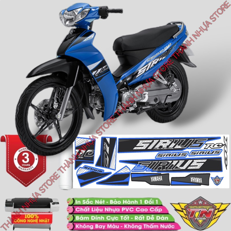 Tem Sirius Zin 2021 - Tem rời dán Sirius 2021 3 lớp cao cấp