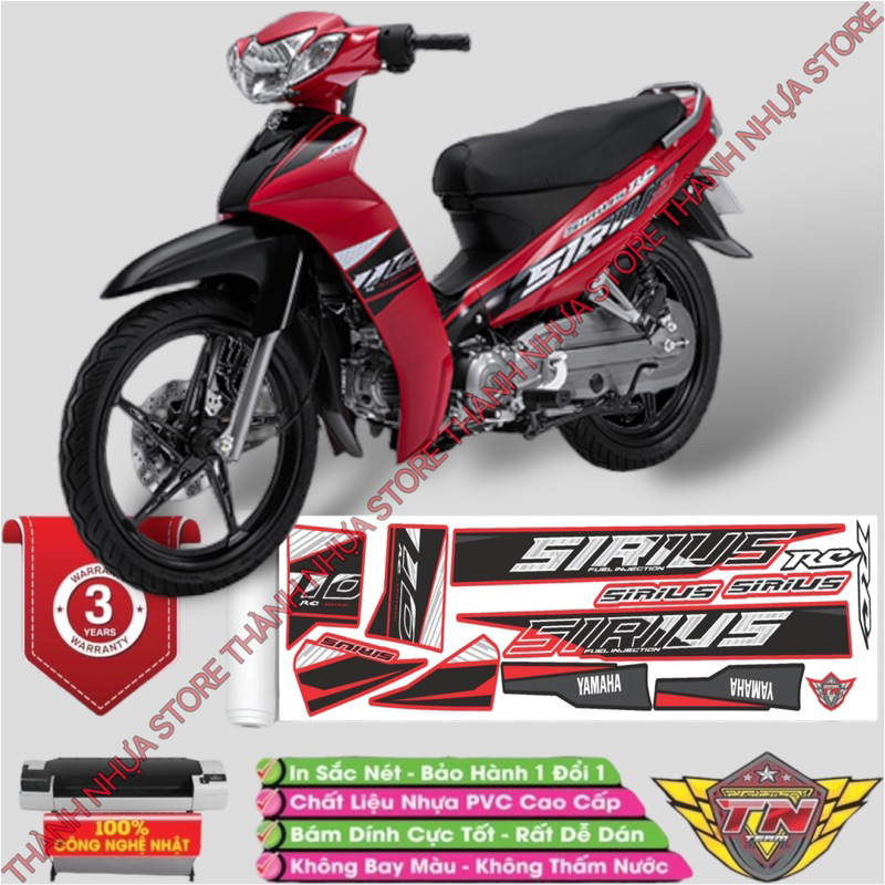Tem Sirius Zin 2021 - Tem rời dán Sirius 2021 3 lớp cao cấp