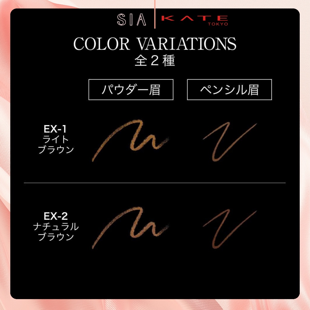 Chì Kẻ Lông Mày Kate Two Color Gradation Brow Pencil  lông mày hoàn hảo đều màu, tự nhiên