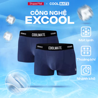 Combo 2 quần lót Trunk Excool Clean Cut co giãn siêu thấm hút Coolmate