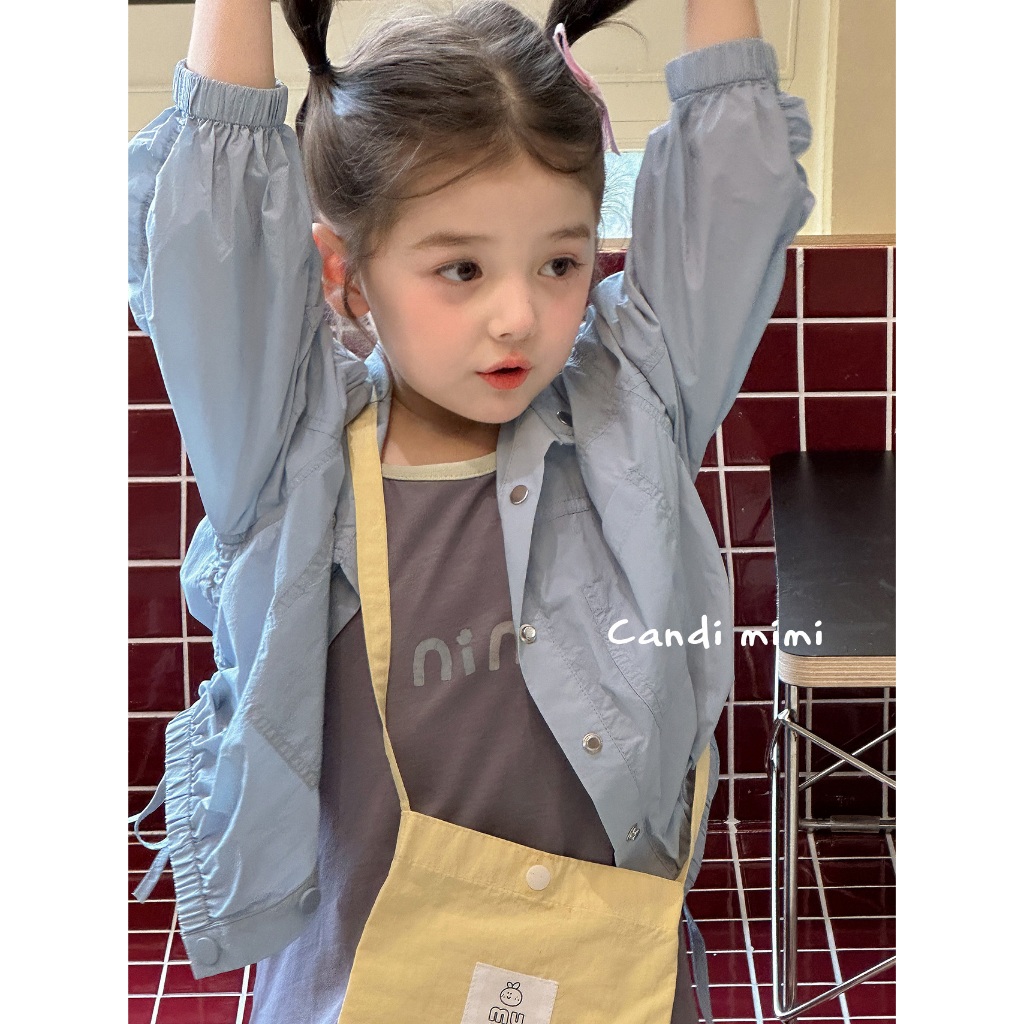 CANDI MIMI Váy hai dây cotton pha cao cấp chữ nini - Phong cách Hàn Quốc