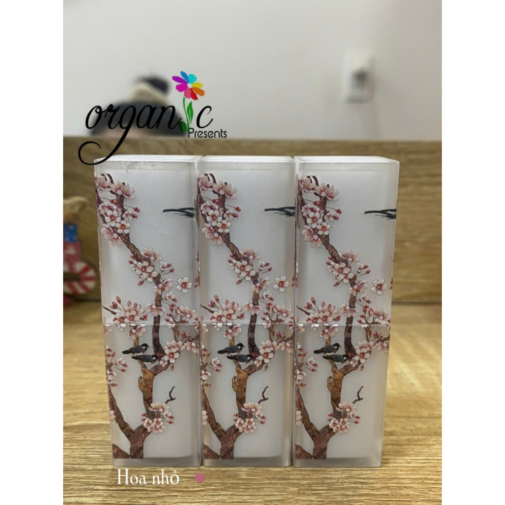 VỎ SON HANDMADE (IN 3D - MÀU TRẮNG)