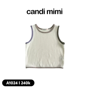 CANDI MIMI Áo khoét nách thun chất liệu cao cấp - Phong cách Hàn Quốc