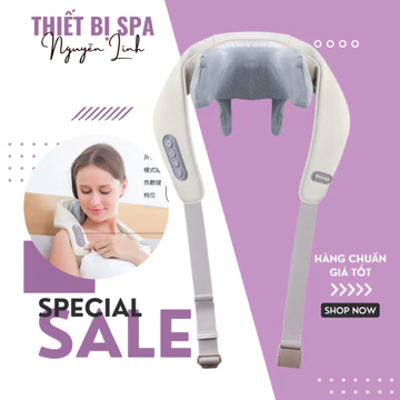 Máy Massage Cổ Vai Gáy Toàn Thân, Đa Năng Đai Massage Cổ Vai Gáy Giảm Đau Mỏi Vai Gáy. Thiết bị SPA Nguyễn Linh