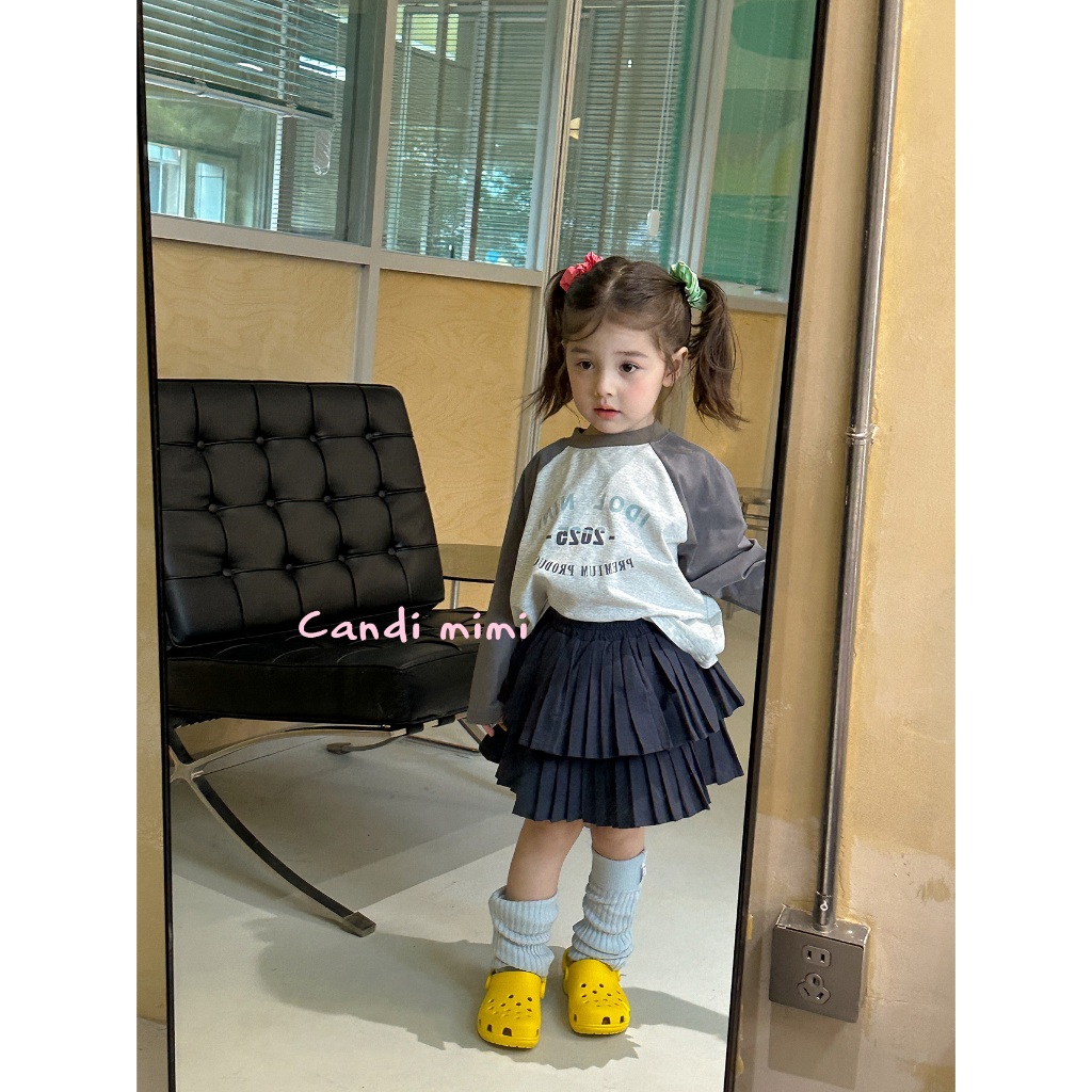 CANDI MIMI Áo cotton dài tay premium 2025 - Phong cách Hàn Quốc