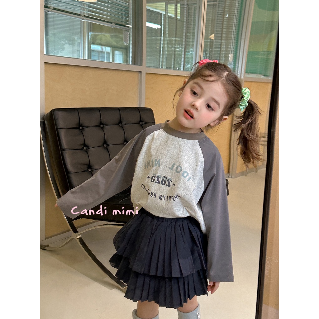 CANDI MIMI Áo cotton dài tay premium 2025 - Phong cách Hàn Quốc