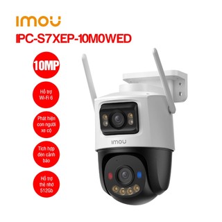 Camera Wifi Ngoài Trời 2 Ống Kính Chống Nước Imou IPC-S7XEP-10M0WED(Cruiser Dual 2 10MP) - Chính Hãng BH 2 Năm