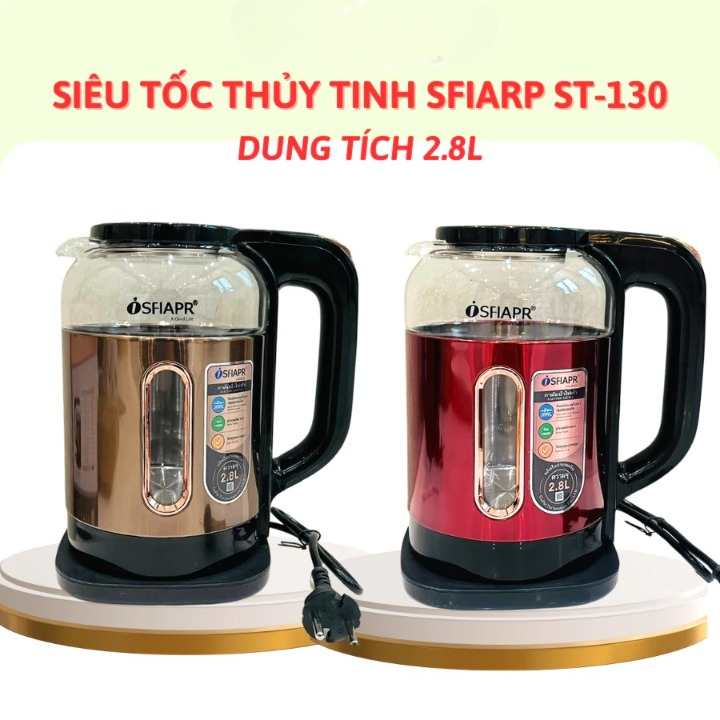 Ấm Đun Nước Siêu Tốc Bình Đun Nước, Công Suất 1500w, Lõi Ấm Inox 304 ...