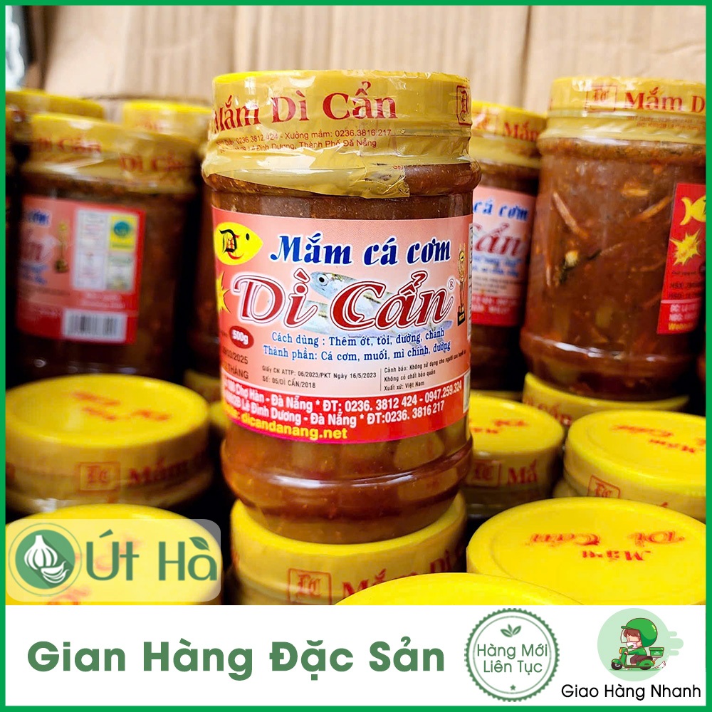 Mắm Cá Cơm Dì Cẩn Hủ 500gr Mắm Cái Đà Nẵng Hương Vị Đậm Đà Thơm Ngon – Út Hà Đặc Sản