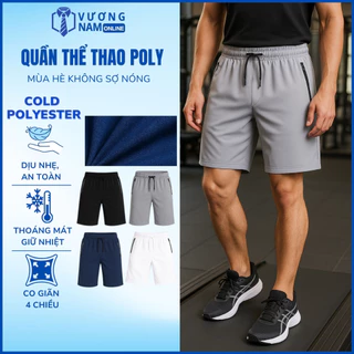 Quần thể thao nam mặc nhà đẹp ngắn vải thun lạnh co giãn 4 chiều VNO59