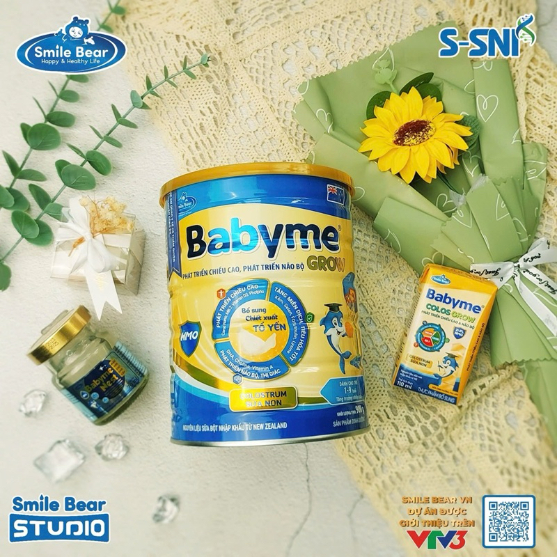 {Deal Sốc} pha sẵn Babyme grow cho bé 1t 48h 110ml