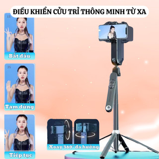 Gậy Chụp Hình Tự Động Xoay 360, Q515 – Tích Hợp AI Nhận Diện Khuôn Mặt, Cao 1m7 – Gậy Livestream, Quay Video Vlog