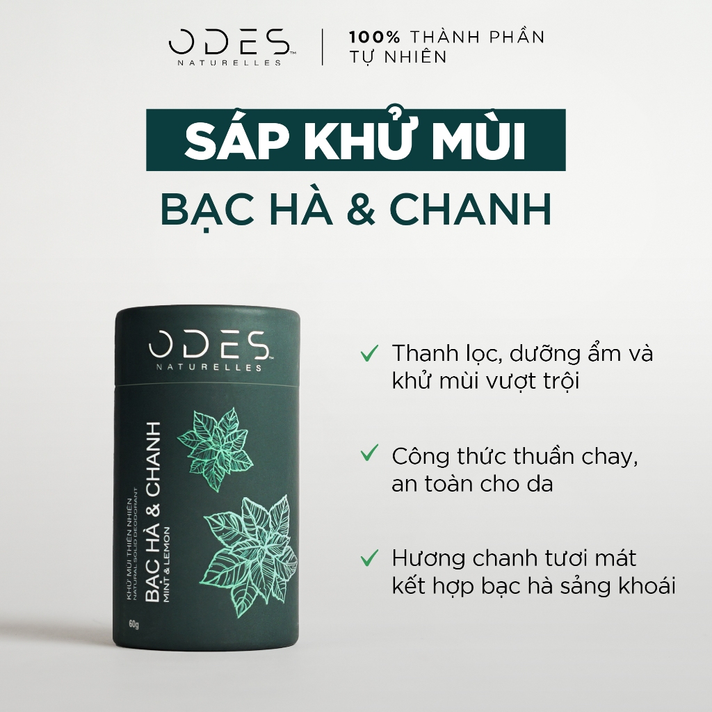 Sử dụng Tuýp Lăn Sáp Khử Mùi Odes trong đời sống