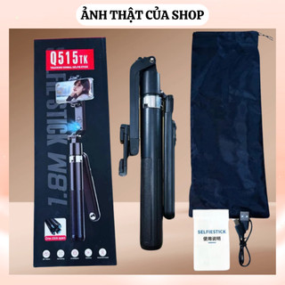 Gậy Chụp Hình Tự Động Xoay 360, Q515 – Tích Hợp AI Nhận Diện Khuôn Mặt, Cao 1m7 – Gậy Livestream, Quay Video Vlog