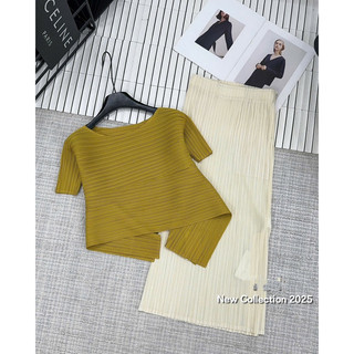 Sét áo lò xo cộc tay 2 vạt + chân váy xuông