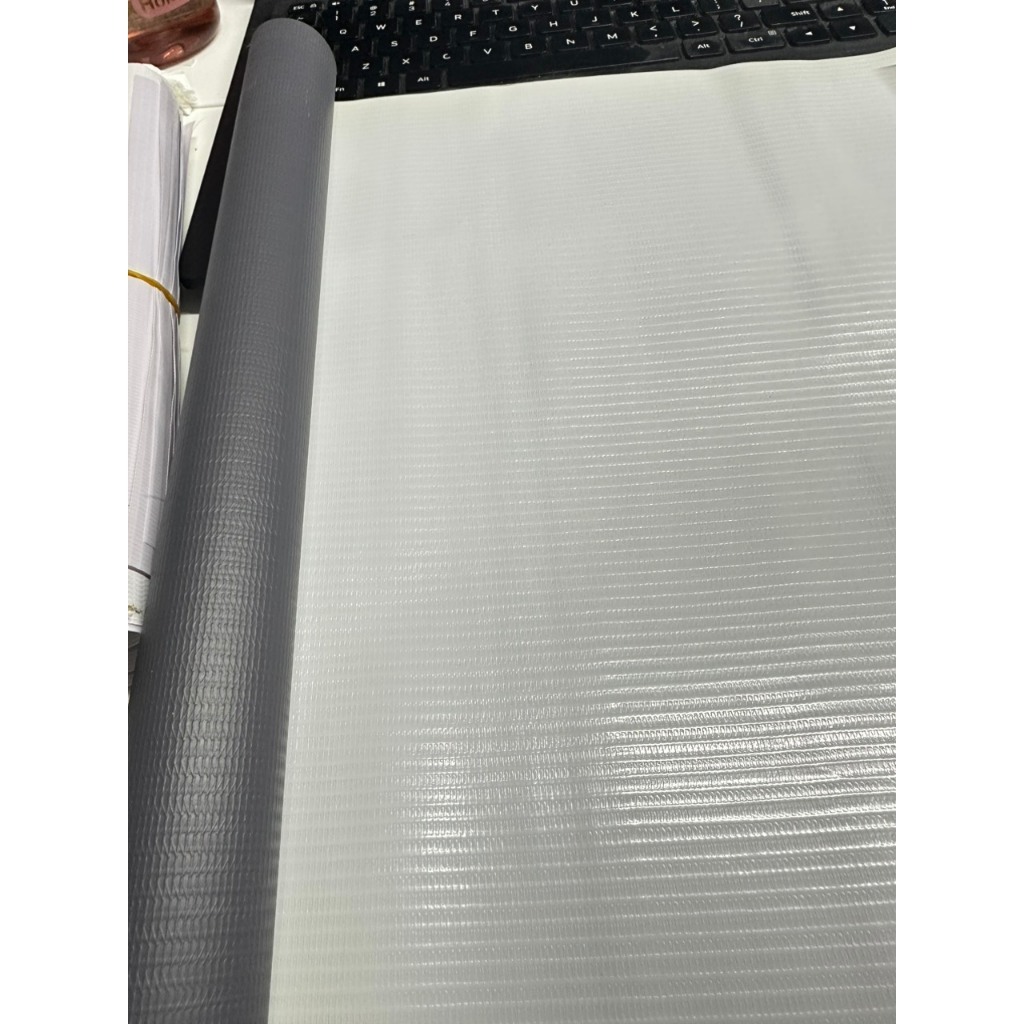 Bạt nhựa màu trắng đế ghi/xám 1m x 2m, 1mx1m cắt theo yêu cầu